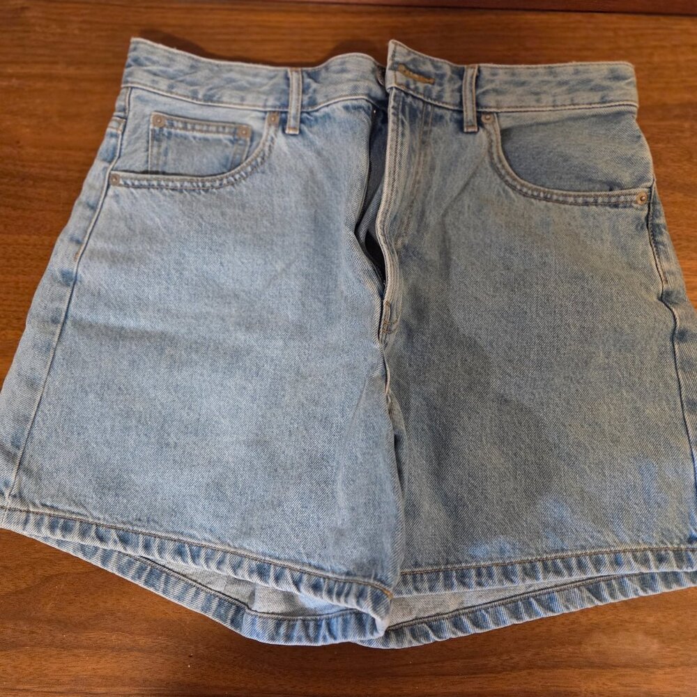 Everlane A Line Denim Shorts